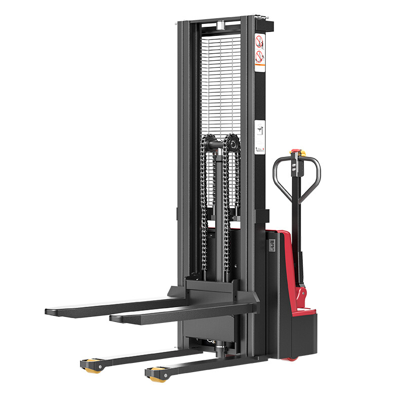 揚(yáng)子電動(dòng)叉車液壓升降車步行式堆高車QDA